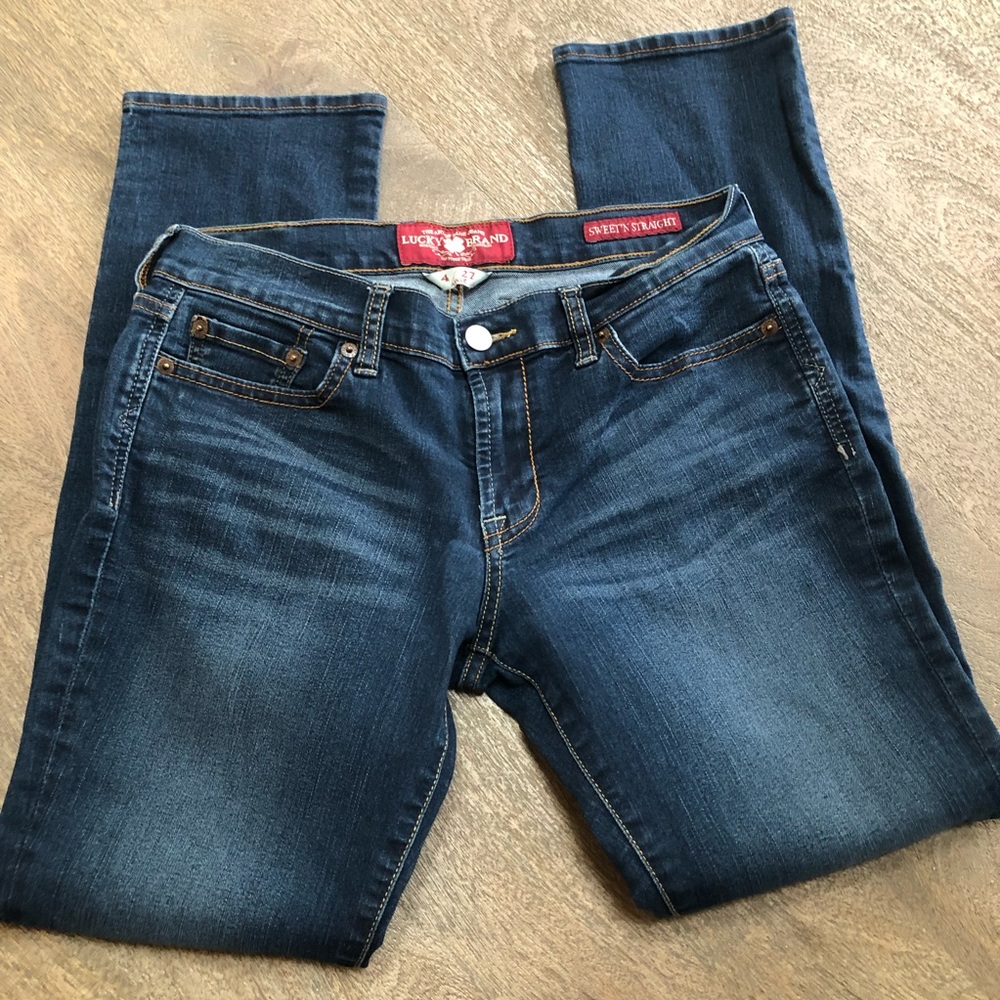 Lucky Brand Sweet n Straight Ankle Denim Jeans 4 / 27 - Picture 3 of 7